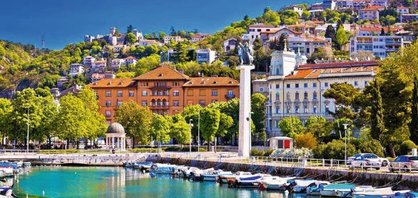 City of Rijeka Delta and trsat view © xbrchx - stock.adobe.com